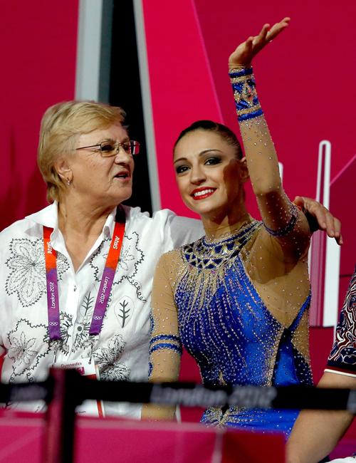 Фоторепортаж о выступлении Евгении Канаевой в финале олимпийских соревнований по художественной гимнастике. Фото: Jamie Squire / Getty Images